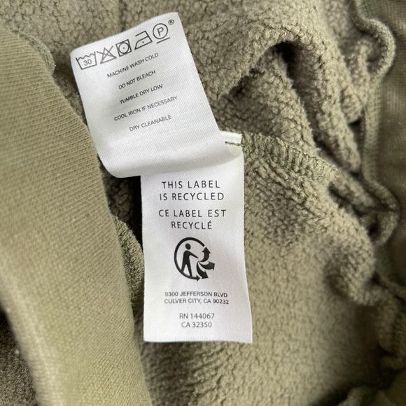 Outerknown Hightide Towel Soft Sweatpants in Forest Green Women's Size XS - Picture 11 of 12